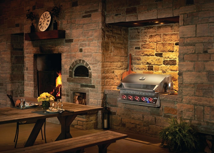 NAPOLEON Einbau-Gasgrill 700-Series 38", Edelstahl inkl. Drehspieß - Restposten