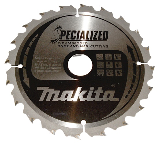 Makita SPECIALIZED Sägeb.185x30x20Z B-33102