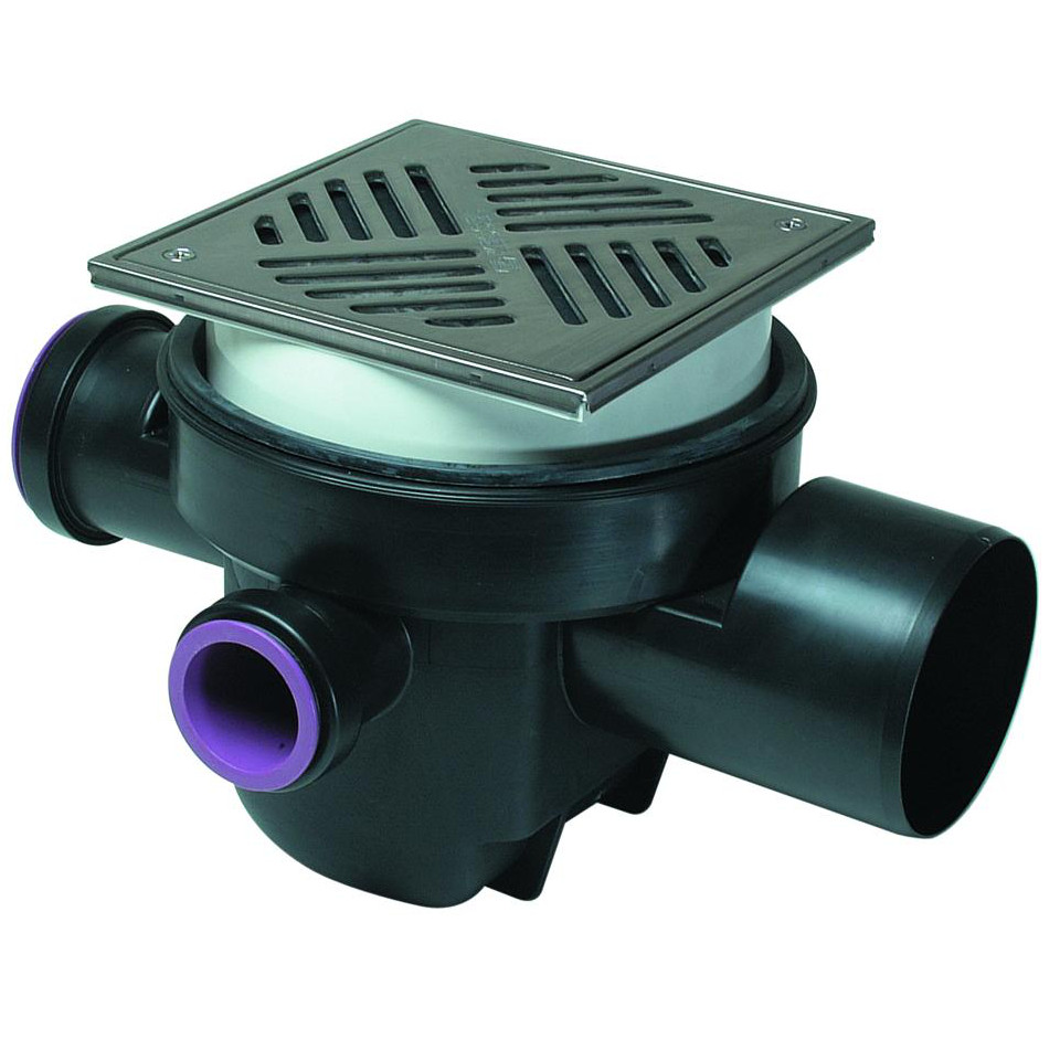 KESSEL 27611 - Kellerablauf Der Universale 400 x 320 mm - Kunststoff Abdeckung