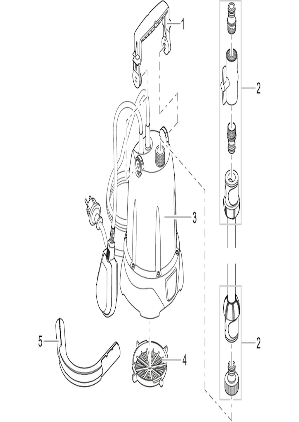 Explosionszeichnung Ersatzteile