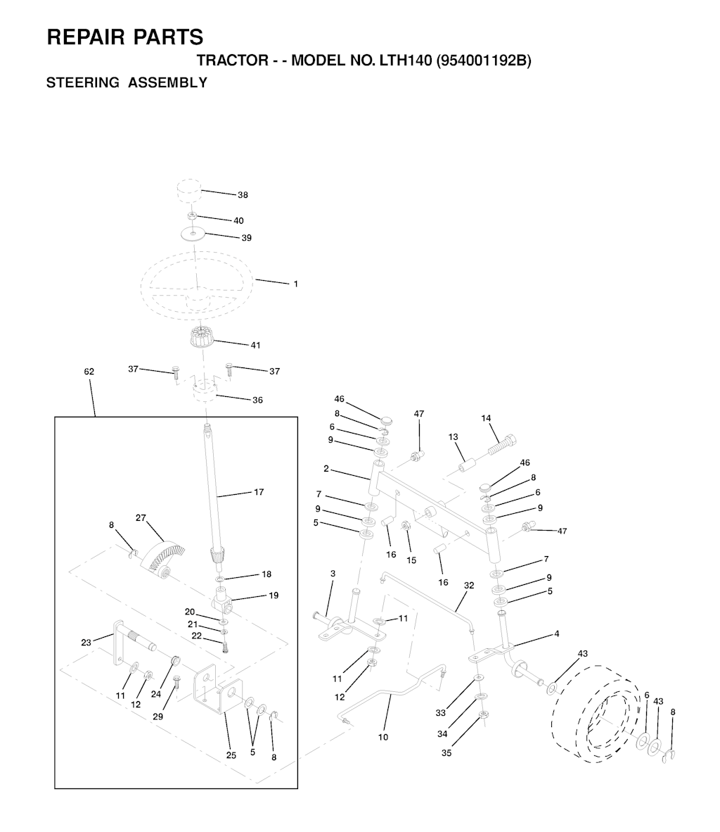 Explosionszeichnung Ersatzteile