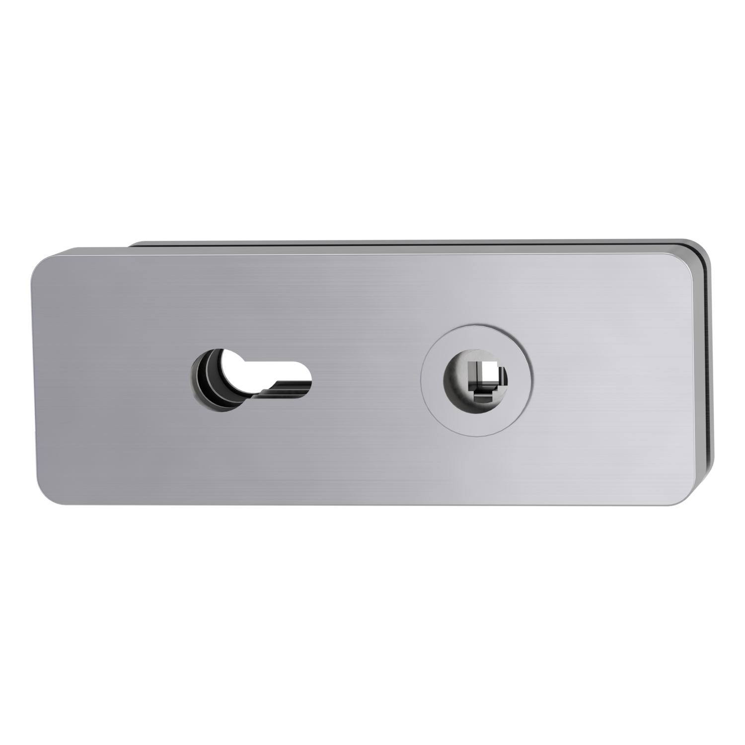 Griffwerk GATE | DESIGN MANUFAKTUR 1.0 -Edelstahl Optik Schlosskasten -mit Magnetfalle -PZ