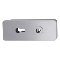 Griffwerk GATE | DESIGN MANUFAKTUR 1.0 -Edelstahl Optik Schlosskasten -mit Magnetfalle -PZ