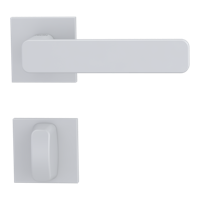 Griffwerk VAYA 265 MINIMAL MODERN fast2fix  Fast2Fix Rosetten eckig  WC Seidenweiß