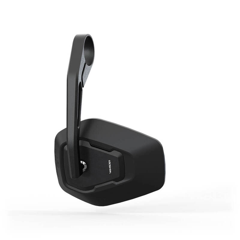 HIGHSIDER pro Lenkerendenspiegel Esagano-RS Schwarz/Schwarz Lang (1Stck.)