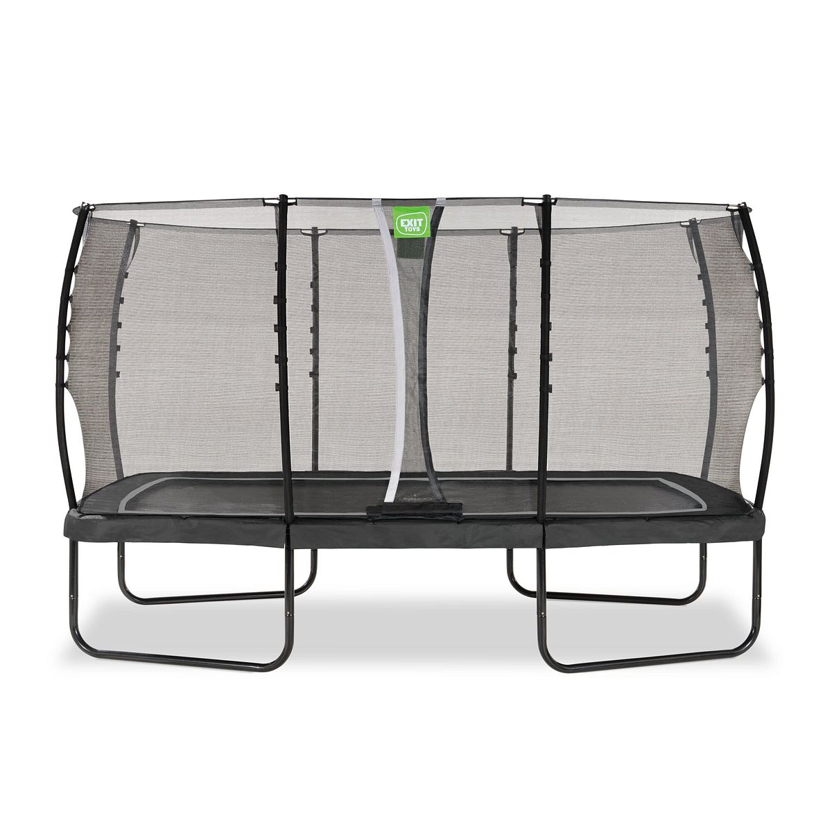 Exit Allure Classic Trampolin mit Sicherheitsnetz 244 x 427 cm schwarz