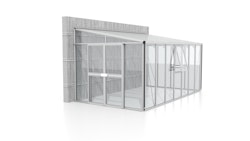 Vitavia Gewächshaus Helena 11900 inkl. 2 Seitenfenstern - 11,8 m² -Alu-blank eloxiert