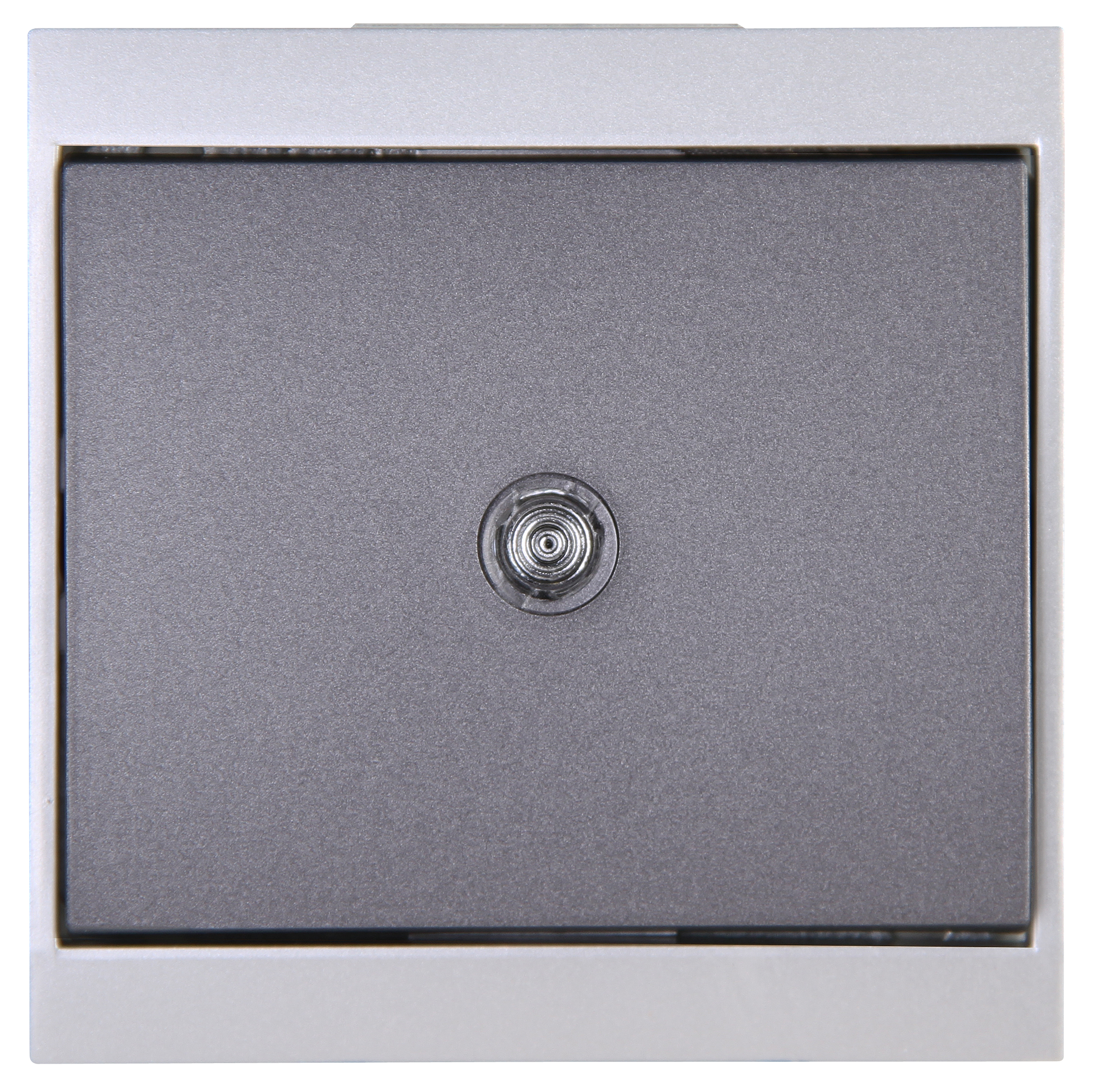 Kopp Universalschalter MALTA silber/anthrazit beleuchtet