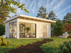 Palmako Gartenhaus Andrea 17,1 m² Slide Plus mit Isolierglas-Schiebetür - 44 mm