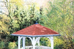 Skan Holz Metall Regenrinnen-Set für Pavillon NancyZubehörbild