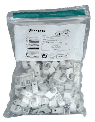 Kopp Iso- Schellen 7 - 11 mm Profi-Pack