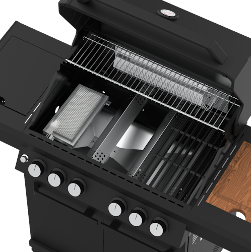 Grill Guru Gasgrill 4 Brenner