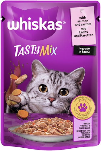 Whiskas  TastyMix in Sauce 85 Gramm Katzennassfutter