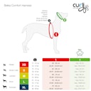 Vorschaubild curli Belka Comfort Geschirr schwarz Hundegeschirr