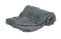 TRIXIE Decke Elli, Plüsch/Velours, dunkelgrau