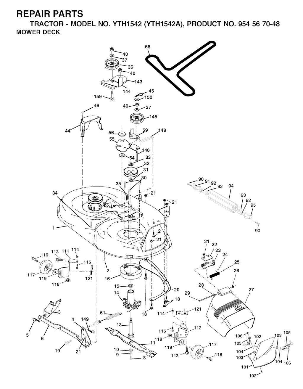 Explosionszeichnung Ersatzteile
