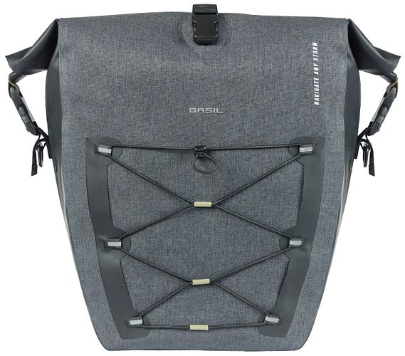 Basil Einzeltasche Navigator Storm schwarz 31 l MIK Side
