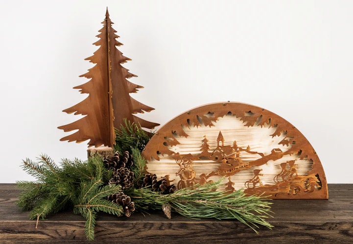 Badeko Schwibbogen „Robin“ inkl. LED-Beleuchtung 