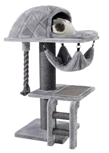 NOBBY Kratzbaum "RAMI XL" grau; 45 x 45 x 115 cm