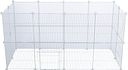 Vorschaubild TRIXIE Indoor Freilaufgehege, Metall/Kunststoff, 140 × 35 × 70 cm, weiß