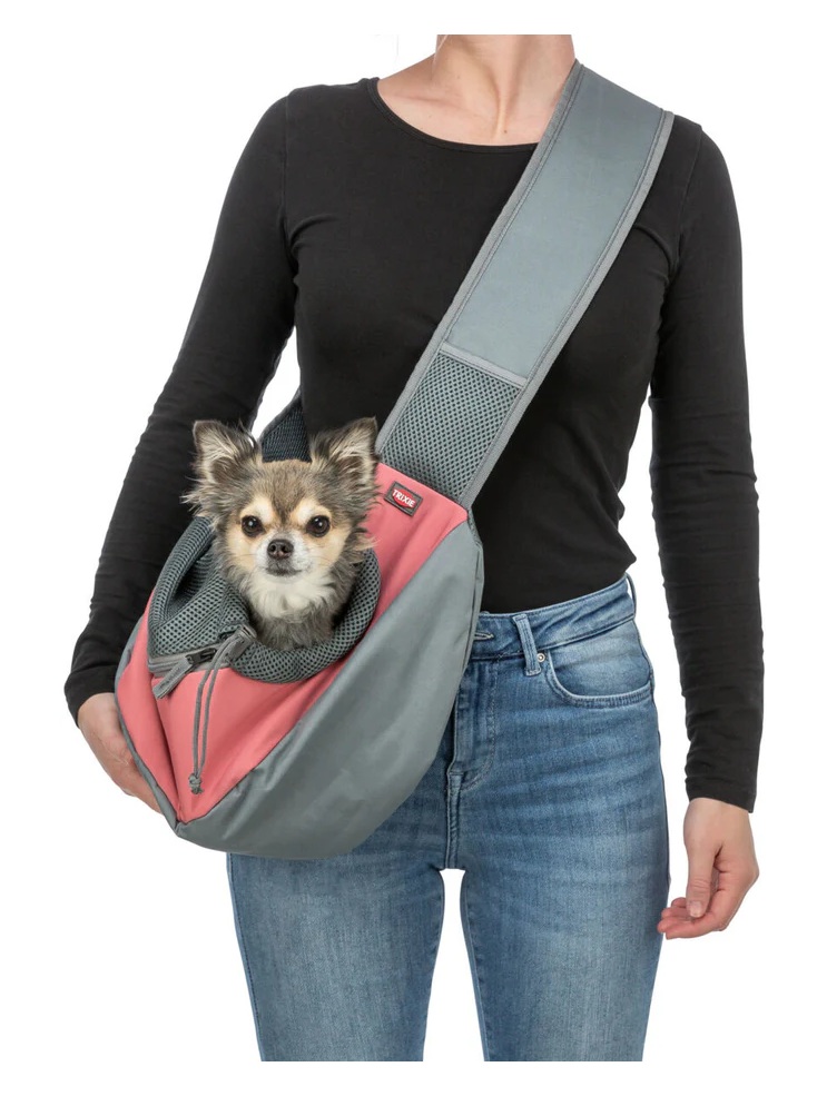 TRIXIE Fronttasche Sling, 50 × 25 × 18 cm, rosa
