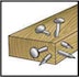 Holz mit NagelrÃ¼ckstÃ¤nden