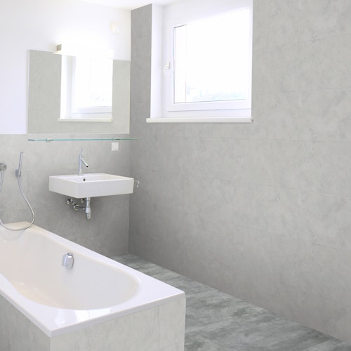 Revét Vinyl Wandfliese Grau Matt 60 x 30 cm