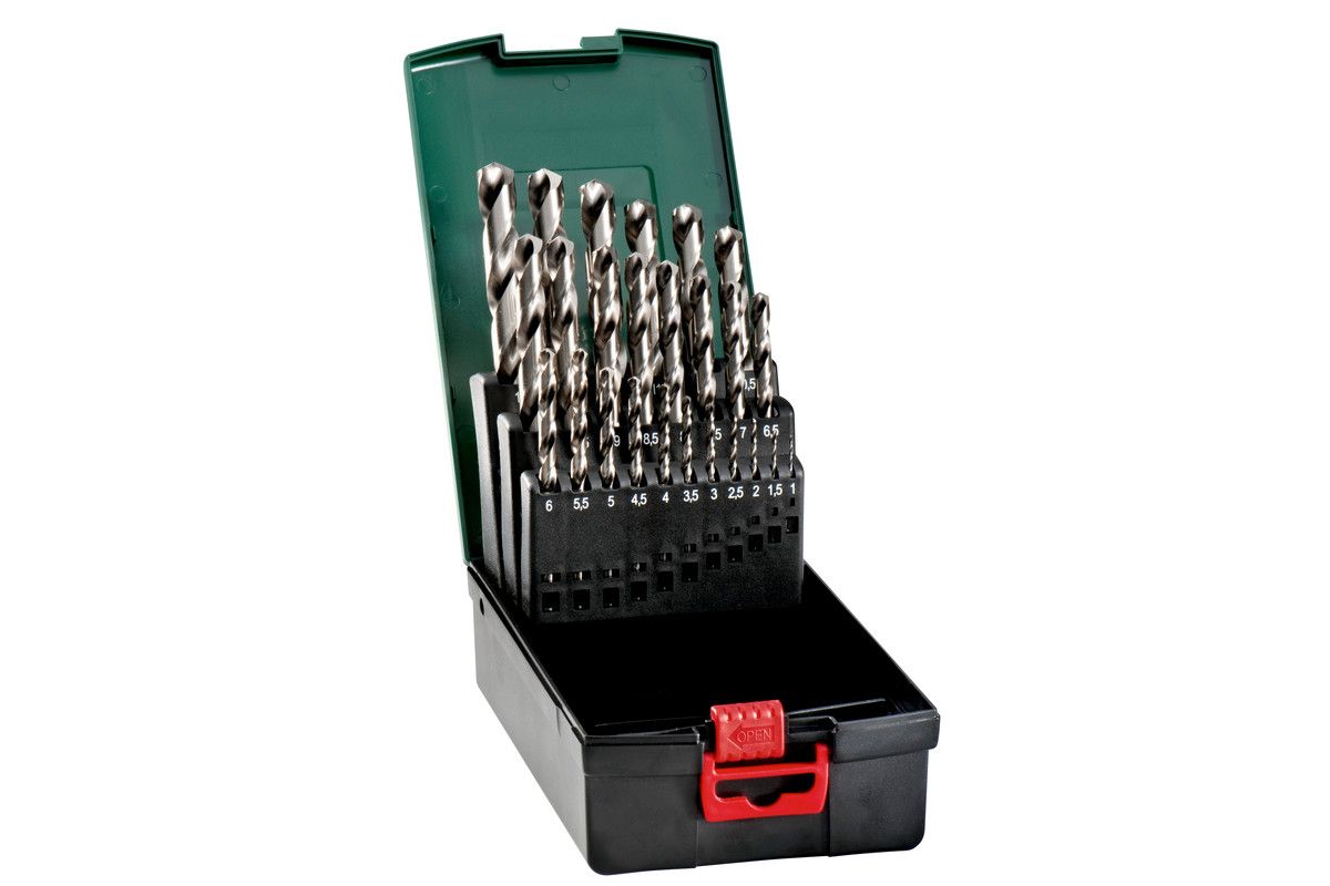 Metabo HSS-G-Kunststoffkassette"SP"25-teilig