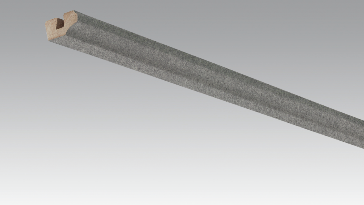 MEISTER Deckenabschlussleiste 2380 x 19 x 38 mm 20105 Vlies grau