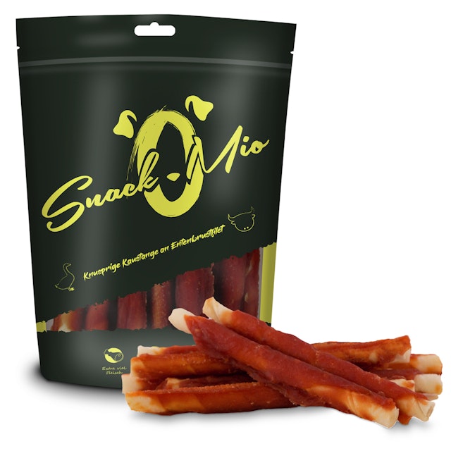SnackOMio Kaustange an Entenbrustfilet HundesnackVorschaubild