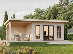 Palmako Gartenhaus Aurelia 12,7+7,9 m² - 44 mm