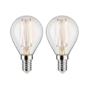 Vorschaubild Paulmann Leuchtmittel Filament Tropfen LED E14 2W 2er-Pack Klar