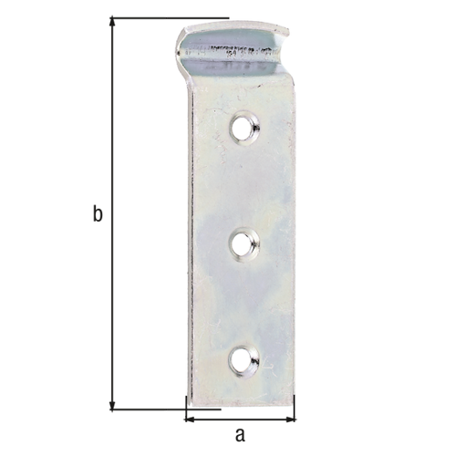 Alberts® Schließhaken für Kistenverschlüsse, gekröpft, galvanisch verzinkt dickschichtpassiviert, BxL 25x83 mm 347925