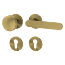 Vorschaubild Griffwerk Wechselgarnitur VAYA 291 AVUS fast2fix Fast2Fix Rosetten rund Knopf R2 Gold matt R