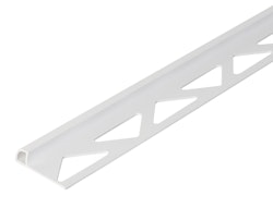 Alberts® Fliesen-Viertelkreisprofil, Kunststoff, weiß, Breite 30mm, Länge 2,5m