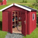 Weka Schwedenhaus - 32 mm (aufgedoppelt) Gartenhaus sägerau