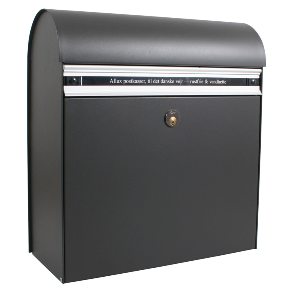 ALLUX KS200 Briefkasten - Anthrazit, Briefeinwurf in Aluminium