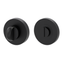 Vorschaubild Griffwerk Rosettenpaar rund GK4 -Graphitschwarz Schraubtechnik -WC