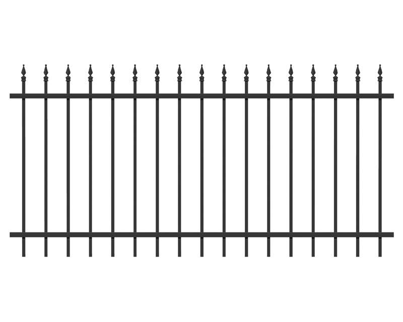 Zaunsystem Chaussee Zaunfeld-anthrazit-1200 mm