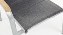 Vorschaubild Kettler Stapelsessel GRANADA PADDED, Aluminium Silber / Outdoorgewebe Anthrazit - Auslaufartikel / Einzelstück
