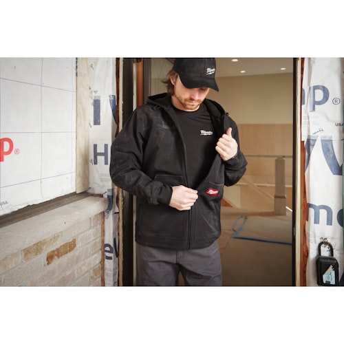 Milwaukee FREEFLEX Softshell Kapuzen-Jacke schwarz Größe XL 4932498274