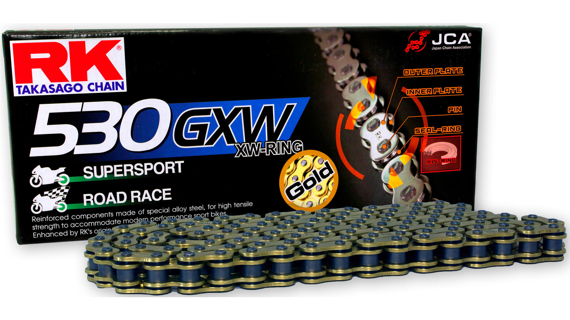 RK Kette GB530GXW, 106 Glieder