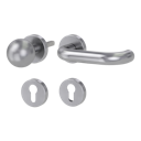 Vorschaubild Griffwerk Wechselgarnitur ALESSIA K3-Edelstahl matt-Klipptechnik