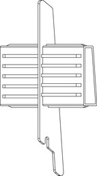 OSMO ALU-CLADDING Längsverbinder VE10 Weiß