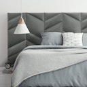 Vorschaubild Mollis Polsterpaneel Dunkelgrau  30x30 cm