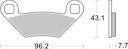 Vorschaubild SBS Bremsbelag 899RSI Offroad Racing Sinter