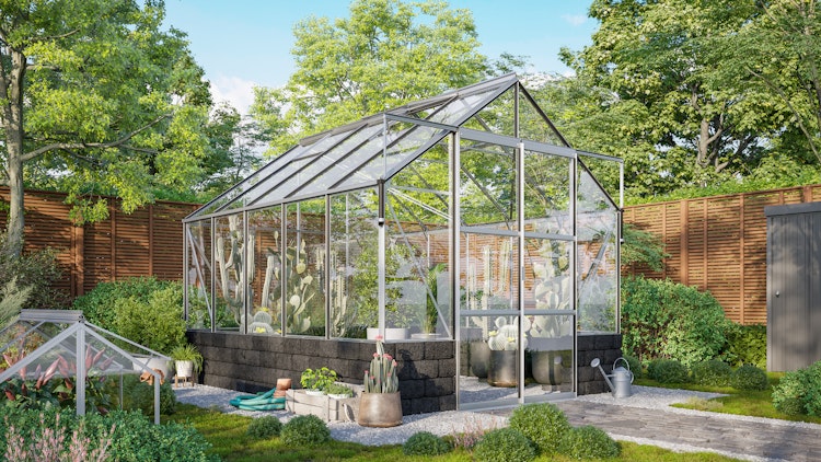 Vitavia Gewächshaus Cassandra 8300 inkl. 4 Dachfenstern - 8,3 m²