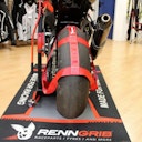 Vorschaubild Renngrib Motorrad Hinterrad Abspanngurt, Zurrgurt, Spanngurt - Rot