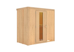 Karibu Sauna Variado mit Fronteinstieg 68 mm inkl. gratis Sauna-Zubehörset im Wert von 234,94 €