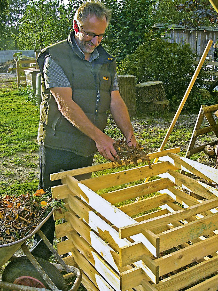 BODO Holzkomposter grün, 100 x 100 x 70 cm, Stecksystem
